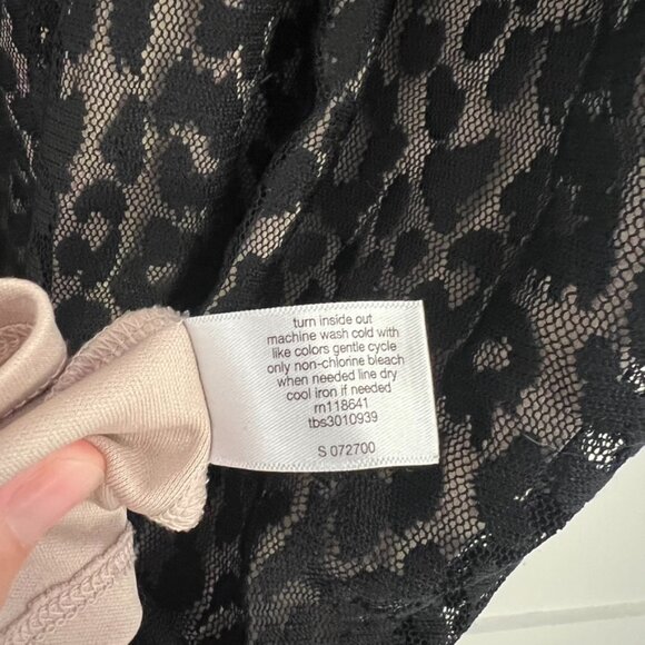 Lane Bryant leopard print lace overlay sleeveless midi dress - Picture 5 of 6